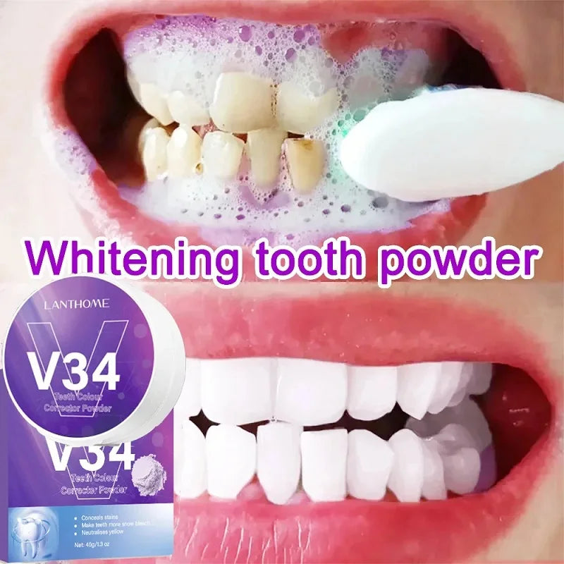 V34 Teeth Whitening Toothpaste Mousse